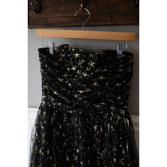 BHLDN Joanna August Rila Dress Midi Black 8 - Picture 5 of 7